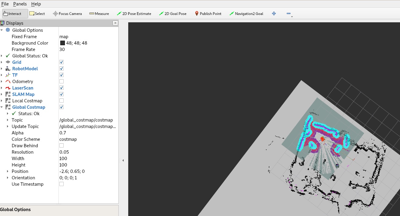 Centring and Increasing the Size of your Global Costmap – ROS2, RVIZ2 ...