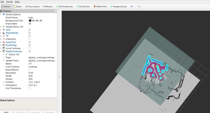 Centring and Increasing the Size of your Global Costmap – ROS2, RVIZ2 ...